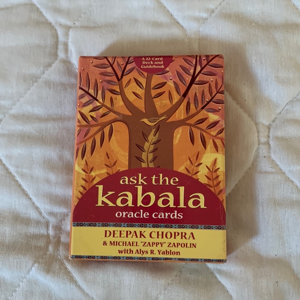 NWOT ASK THE KABALA ORACLE CARDS by Deepak Chopra